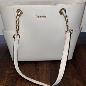 White Calvin Klein Shoulder bag